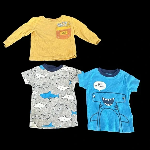 Bundle/ Lot Of 34 Baby Boy Clothes Size 6 Months Pants Bodysuits Hoodies - Picture 8 of 10